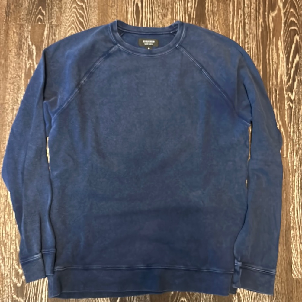 Nordstrom navy distressed long sleeve
